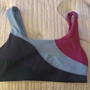 LSPAce multicolored sports bra EUC